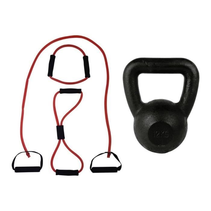 Bande élastique De Résistance 15 Kg - 3 Niveaux Progressifs - Pour Renforcement Musculaire, Fitness, Rééducation - 4