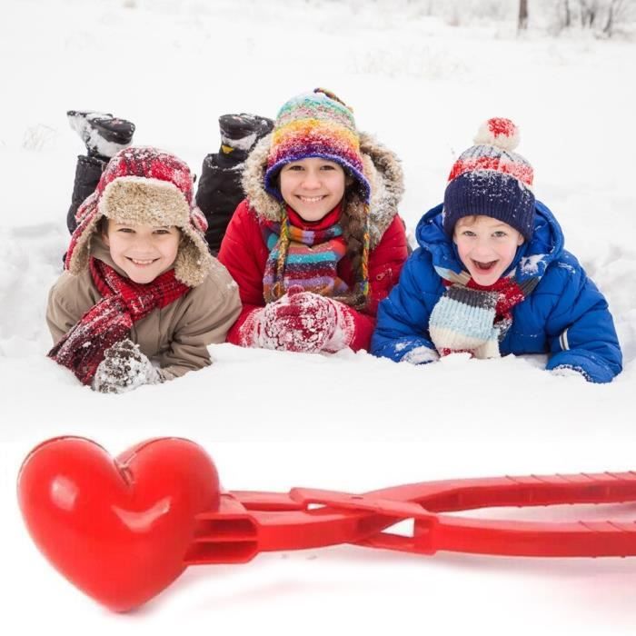 JAMARA Snow Play Pince à Boule De Neige Duo 38 Cm – Dès 24 Mois – Rouge