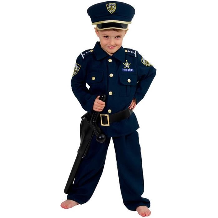 Déguisement policier bleu enfant