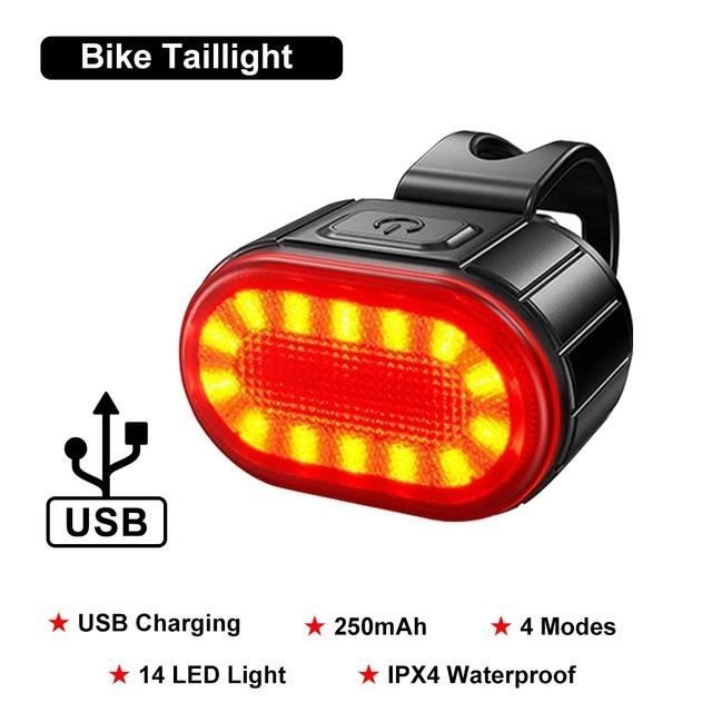 Lumière de vélo phare pour USB Rechargeable T6 LED