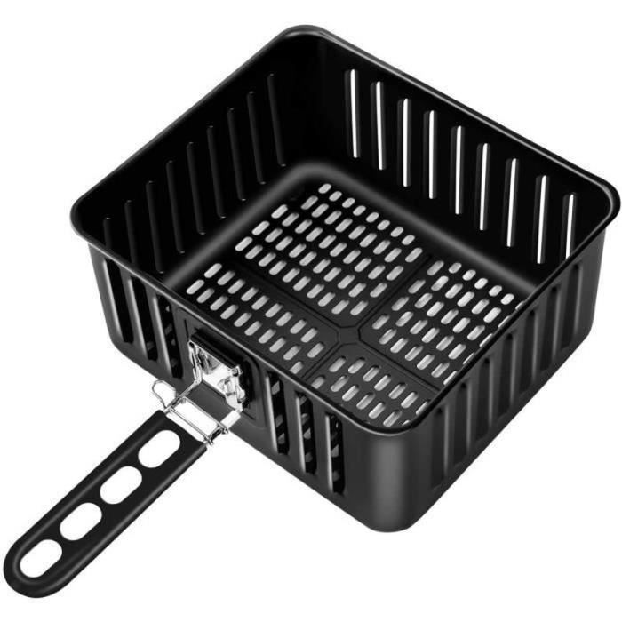 Panier de Friteuse à Air Carré 6Qt pour Four à Friteuse à Air Chefman