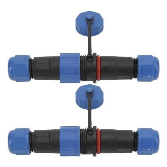 Connecteur Aviation SP17 2 Broches Étanche IP68 - Prise Sertissage Sans Soudure Pour Éclairage Extérieur, 500V 10A