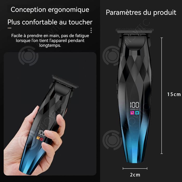 INN Tondeuse cheveux professionnelle electrique avec affichage — free download