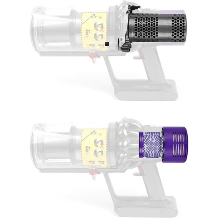2 Pices De Rechange Pour Filtre Vide Compatibles Avec L'aspirateur Sans 2 Pices De Rechange Pour Filtre Vide Compatibles Avec L'aspirateur Sans