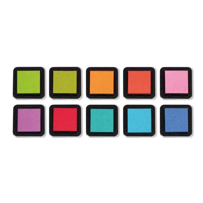 Aladine - Set Di 10 Inchiostri Acidulati Per Timbratura E Crafts - Foto 4