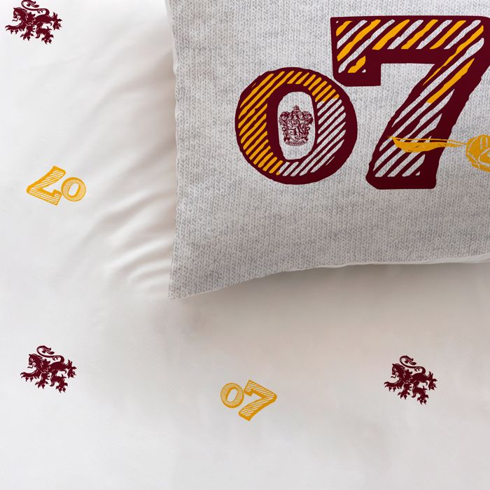 Parure De Lit Harry Potter Stripe - 100% Coton OEKO-TEX - Enfant 1 Personne
