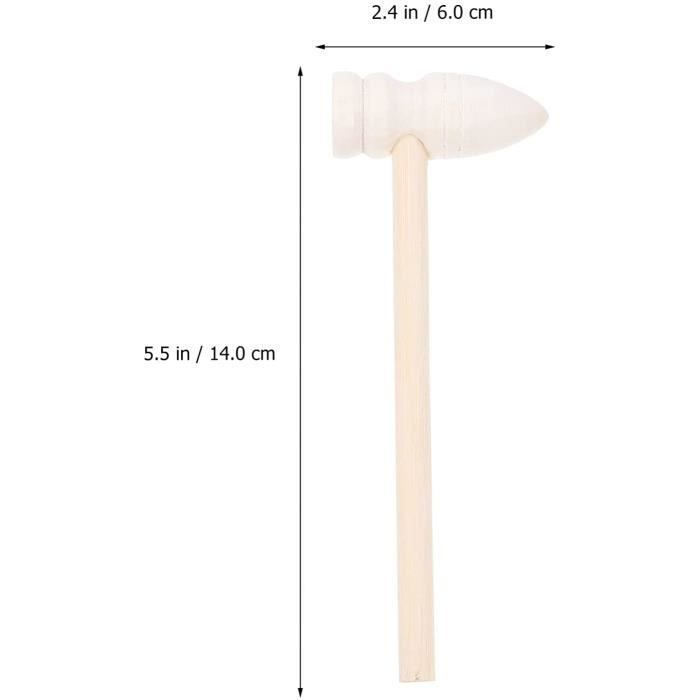 Mini marteaux en bois OMABETA - 50 pièces - jouets pour enfants pour