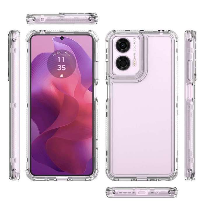 SLWYF Coque pour Motorola Moto G04/G04S/G24/E14 avec