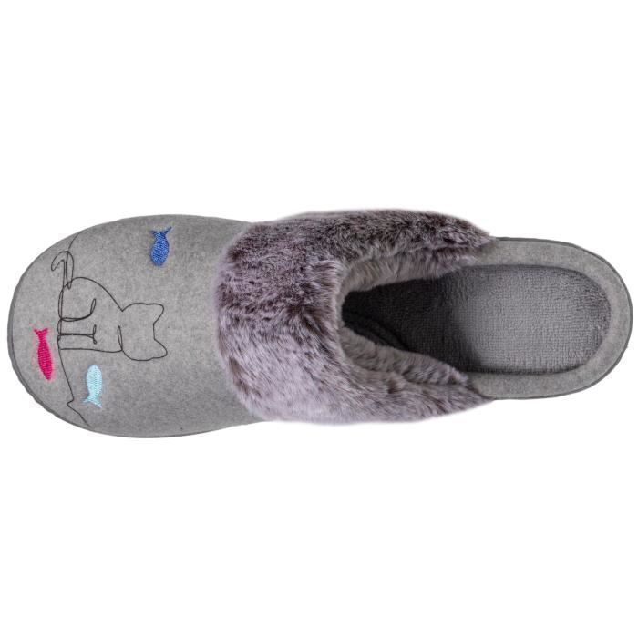 Chaussons Mules Ultra Confortables, Semelle à Mémore De Forme Et