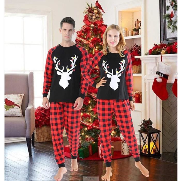 Couple Tee Shirt PersonnalisÃ© Noel Vêtements Tenue Noel Famille