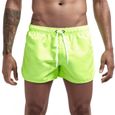 Pantalons de natation et shorts surf plage pour hommes Vert10047-2