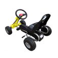 Kart à pédales - VIDAXL - Jaune - Pour enfants de 3 à 5 ans - Axe oscillant-2