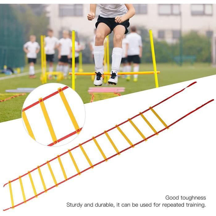 Échelle D'Agilité 7 Rangs Avec Sac - Entraînement Football, Fitness & Sports
