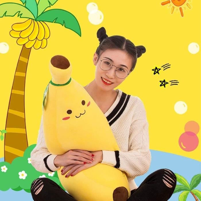 Peluche Banane Géante - Coussin Doux Et Jouet Pour Enfants, Décoration Chambre - 8