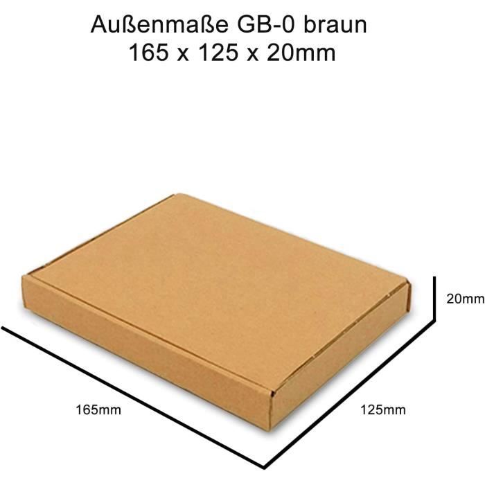 50 Cartons Simple Cannelure 30x30x15 Cm - KK 36 - Carton Pliable Marron - Emballage Expédition Et Stockage