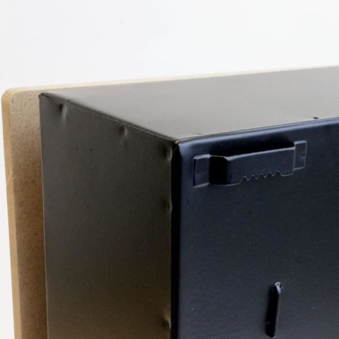 LINSIRON Boîte De Donation En Métal Avec Serrure à Clé, Support