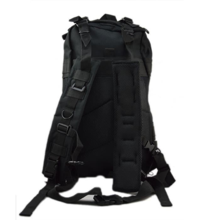 Sac militaire noir on sale 30l