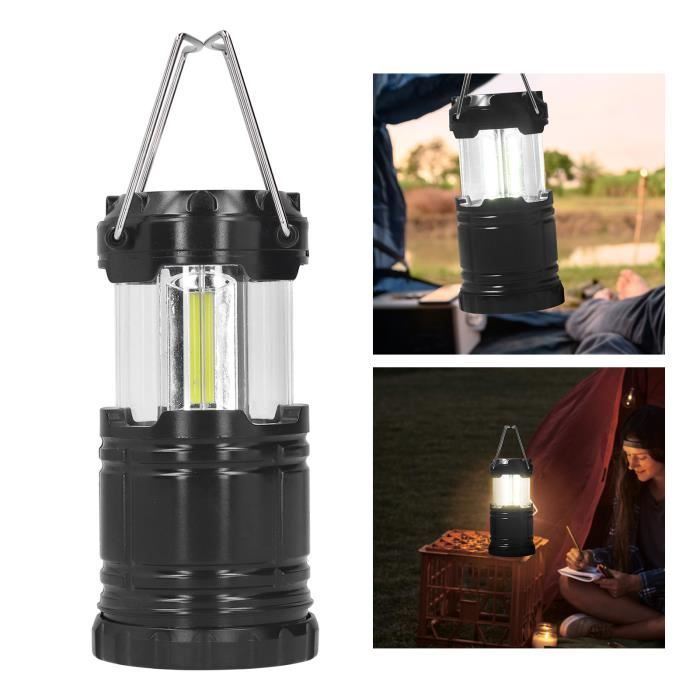 Cikonielf Lumière de camping Mini Lampe de Camping Portable Lumière de  Tente Rétractable Fournitures d'Éclairage de Travail
