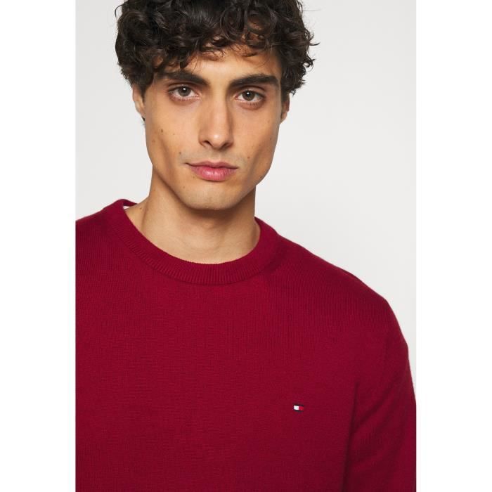 PULL TOMMY HILFIGER HOMME Rouge Cdiscount Pr t Porter