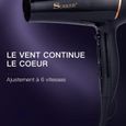 SDLOGAL Sèche-Cheveux Professionnel  3000W pour un Séchage Rapide Avec Bouton de Chauffage-Refroidissement et Diffuseur,Noir-3