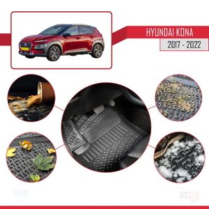 Tapis De Sol Hyundai Kona 2023-2025 (Électrique | Version 2) - Kovvar Basic - Parfaite Adhérence - 11