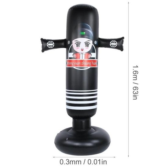 Sac de Boxe,Fitness Sac de Frappe Autonome de Boxe Cible,Coup de Formation Tumbler Sac pour Les Enfants Adultes Soulager Body Building Pression,pour Enfants et Adultes