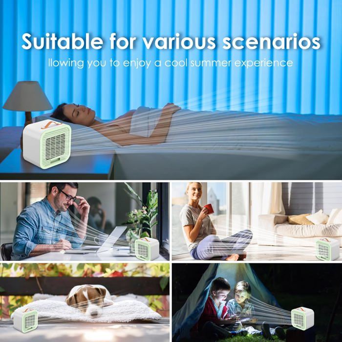 Mini Climatiseur Portable, Climatiseur Mobile Silencieu, Clim Mobile ...