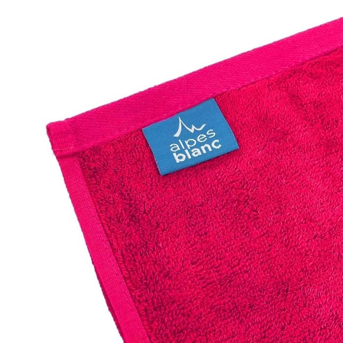 Serviette de bain bouclette en coton - bleu autan 50x100cm - NOUN