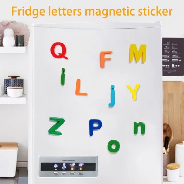 Lettres Magnétiques pour Réfrigérateur,Alphabet Enfant Lettres Magnetiques  Alphabet Magnetique Lettre Magnetique Enfant Préscolaire - Cdiscount  Beaux-Arts et Loisirs créatifs
