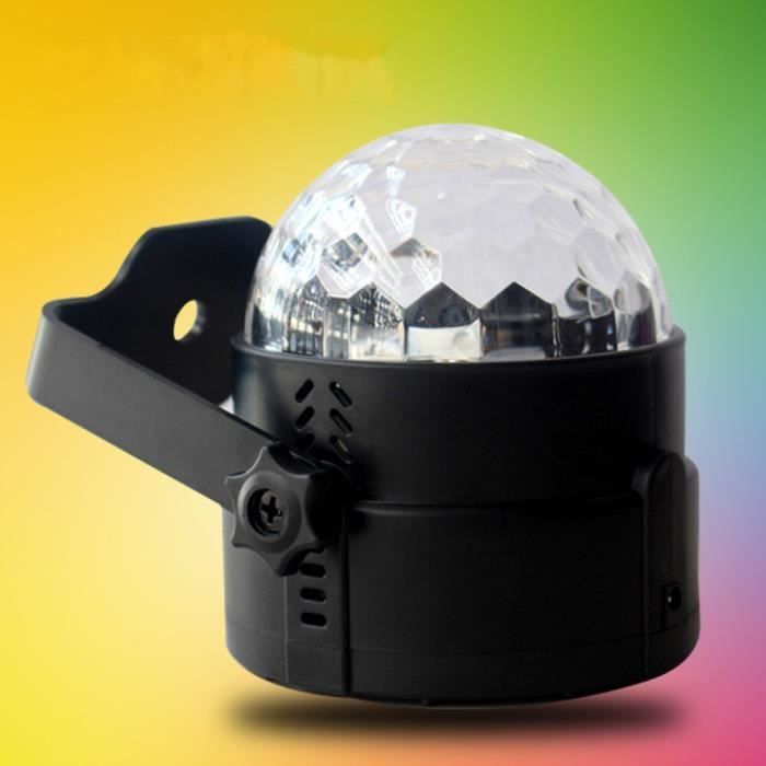 Lumière de scène Led colorée Usb boule de lumière Disco de voiture lampe de  contrôle du son Mini projecteur ciel étoilé lumières - Cdiscount TV Son  Photo