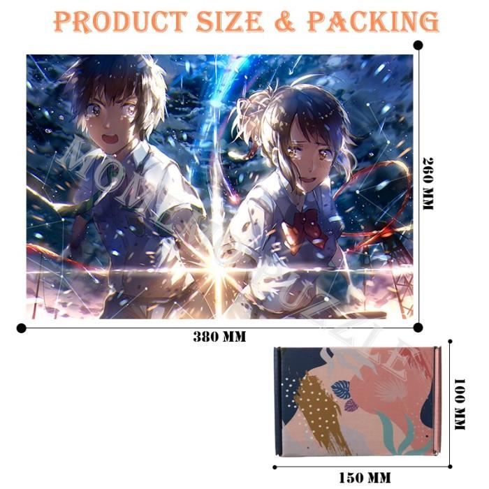 Votre nom en bois Mini Puzzles dessin animé Anime Puzzle 1000 pièces ...