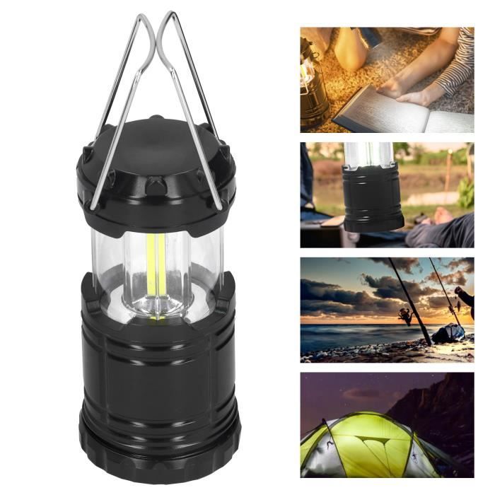Cikonielf Lumière de camping Mini Lampe de Camping Portable Lumière de  Tente Rétractable Fournitures d'Éclairage de Travail