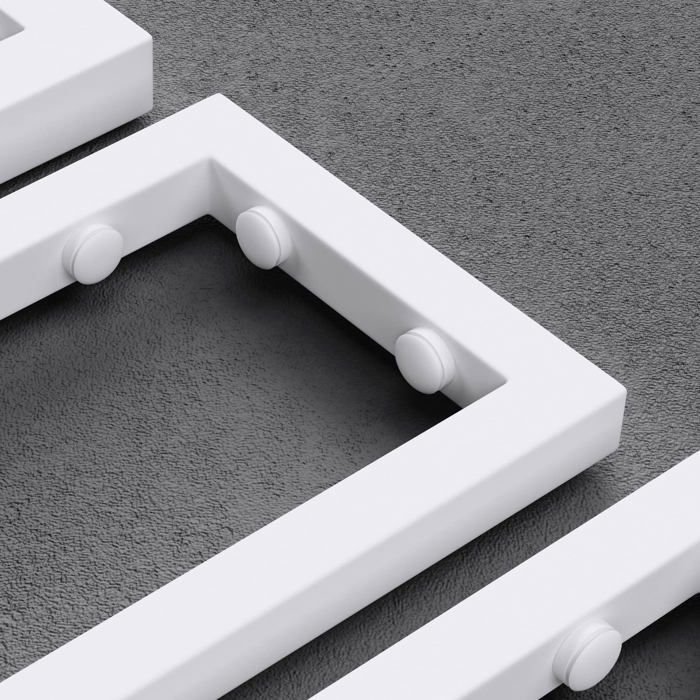 Équerre De Fixation En Inox 2 Pièces - Support Pour étagère Mural, Robuste, Finition Brillante
