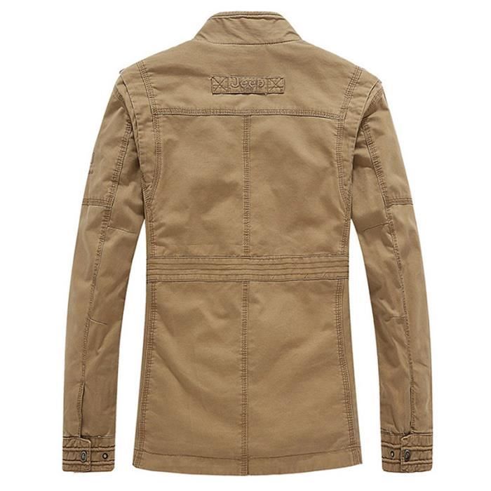 Veste Homme AZ KING Automne et hiver Épaisse Chaud Kaki