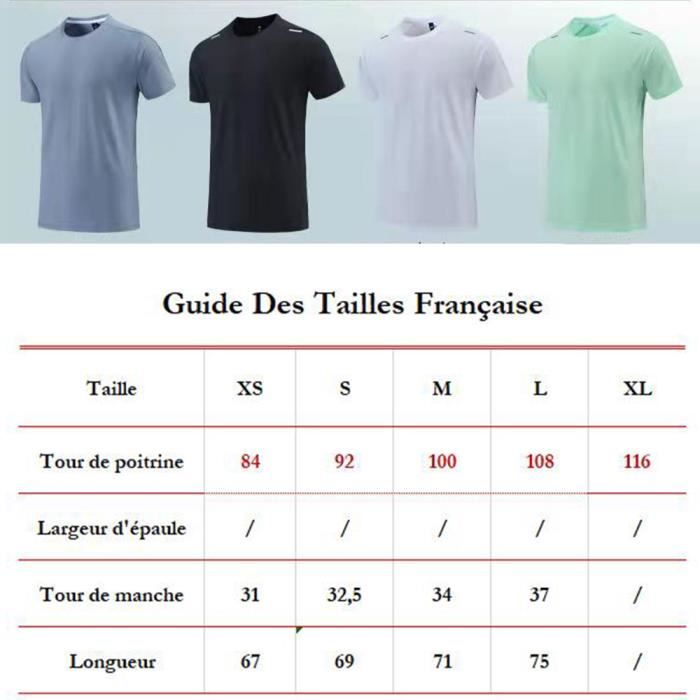 Gaiatiger 3 Pack Tee Shirt Sport Homme T-Shirt pour Fitness Respirant Manches Courtes Séchage Rapide Running Gym Baselayer Haut,590-Black Grey White-S