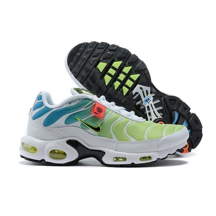 Baskets Nike Air Max Plus TN Homme femme Blanc Vert Blanc vert