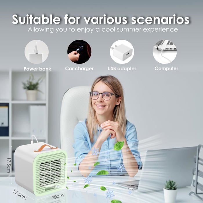 Mini Climatiseur Portable, Climatiseur Mobile Silencieu, Clim Mobile ...