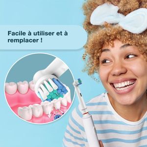 Lot De 4 Brossettes Compatibles Oral-B | Générique | Made In France