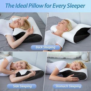 Oreiller cervical ergonomique confort Bultex SOCOPEDIC