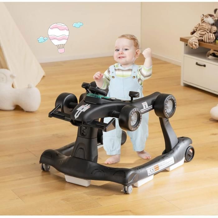 DREAMADE Trotteur Bébé Evolutif en Pliable avec Hauteur