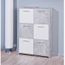 Matelpro Meuble De Rangement Design 6 Portes Coloris Blanc Beton