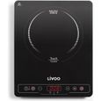 LIVOO DOC235 Plaque à induction Simple - 22cm - de 60° à 240° - Noir-0