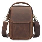N.A Sacoche Homme Grande Capacité Cuir Véritable Qualité Premium Marron - Sac Bandouliere Élégant, Résistant, Travail, Quotidien
