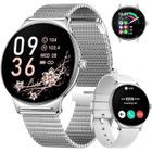 Montre Connectée Smartwatch 1,43″ Ultra-Fine, IP67, 100+ Modes Sport, Moniteur Activité & Sommeil – Argenté Tiducel®