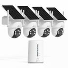 ANRAN Kit Caméra de Surveillance Extérieur Sans fil 4MP avec 4 caméras batteries solaires Station de base Plug andPlay Carte sd 64G