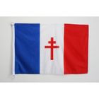 AZ FLAG Drapeau France libre 1940-1944 150x90cm - français de la résistance Spécial Extérieur