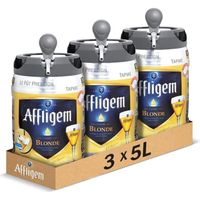 Affligem - Bière Blonde d'Abbaye 6.7° - 3 Fûts de 5L