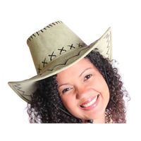 Chapeau de cowboy Wild West Western country mexicain olive (CW-27) taille unique pour adulte en feutre de qualité supérieure lux