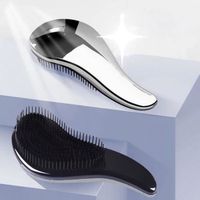 1 Brush brosse à cheveux petite brosse à cheveux,Raides, Mouillés ou Secs sans Tirer sur les Cheveux avec 10 pcs Nettoyant Oreille
