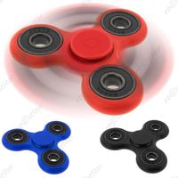 ebestStar ® Spinner Fidget - x3 Couleur Noir, Bleu, Rouge Hand Spinner Fidget Anti-Stress Gyroscope Roulement en métal Jouet